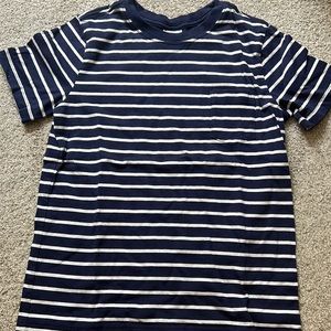 Navy and White striped Hanna t-shirt (120/US 6-7)